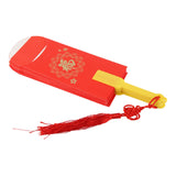 2023 Rabbit Year Spring Festival Creative Fan Shaped Folding Red Envelope New Year Fan Red Envelope - Front View