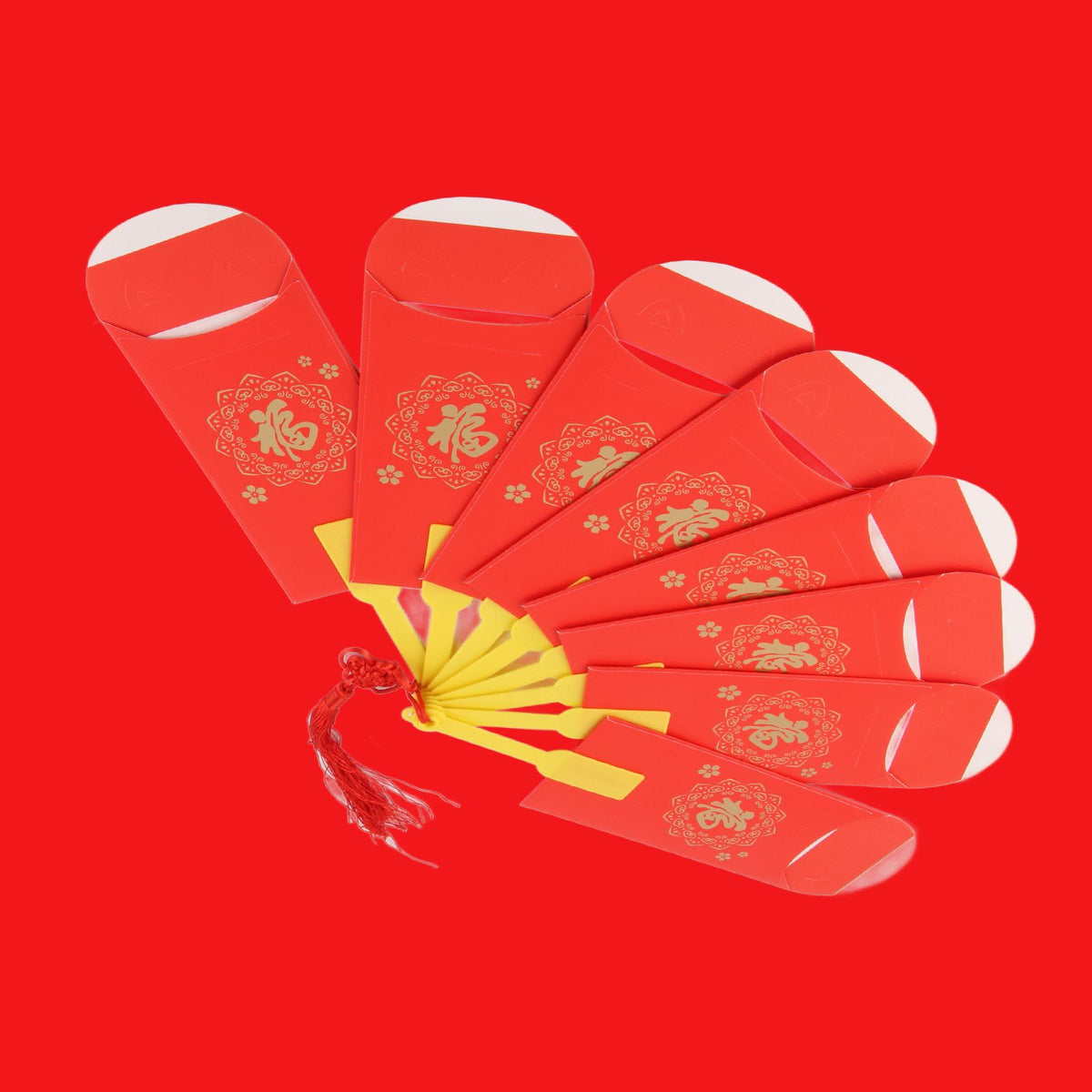 2023 Rabbit Year Spring Festival Creative Fan Shaped Folding Red Envelope New Year Fan Red Envelope