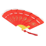 2023 Rabbit Year Spring Festival Creative Fan Shaped Folding Red Envelope New Year Fan Red Envelope