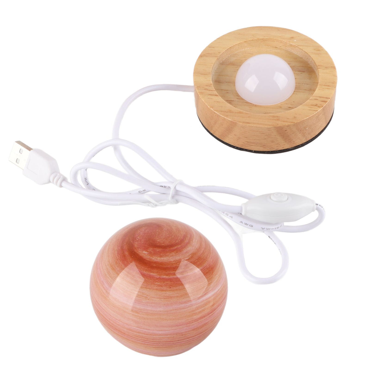 Rechargeable Touch Tricolor Infinitely Dimmable Sunset Table Lamp Ambient Rainbow Lamp