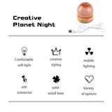 Rechargeable Touch Tricolor Infinitely Dimmable Sunset Table Lamp Ambient Rainbow Lamp