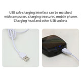 Rechargeable Touch Tricolor Infinitely Dimmable Sunset Table Lamp Ambient Rainbow Lamp - Rear View