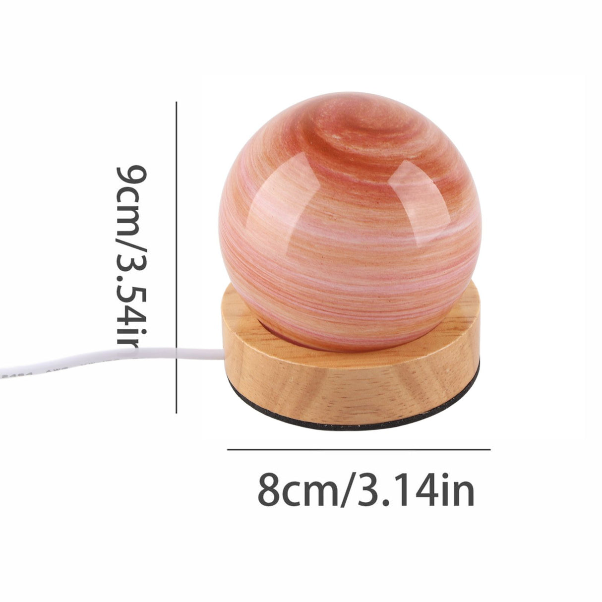 Rechargeable Touch Tricolor Infinitely Dimmable Sunset Table Lamp Ambient Rainbow Lamp