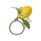 Simulation Lemon Napkin Ring Napkin Ring Holder Furniture Restaurant Table Decoration