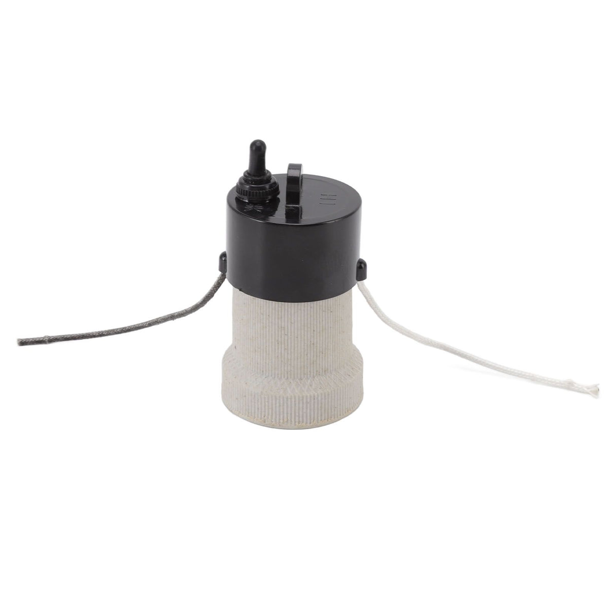 E27 Porcelain Lamp Holder Waterproof 2 Levels Adjustable Temp Heat Insulation Small Tee Heat Light Socket