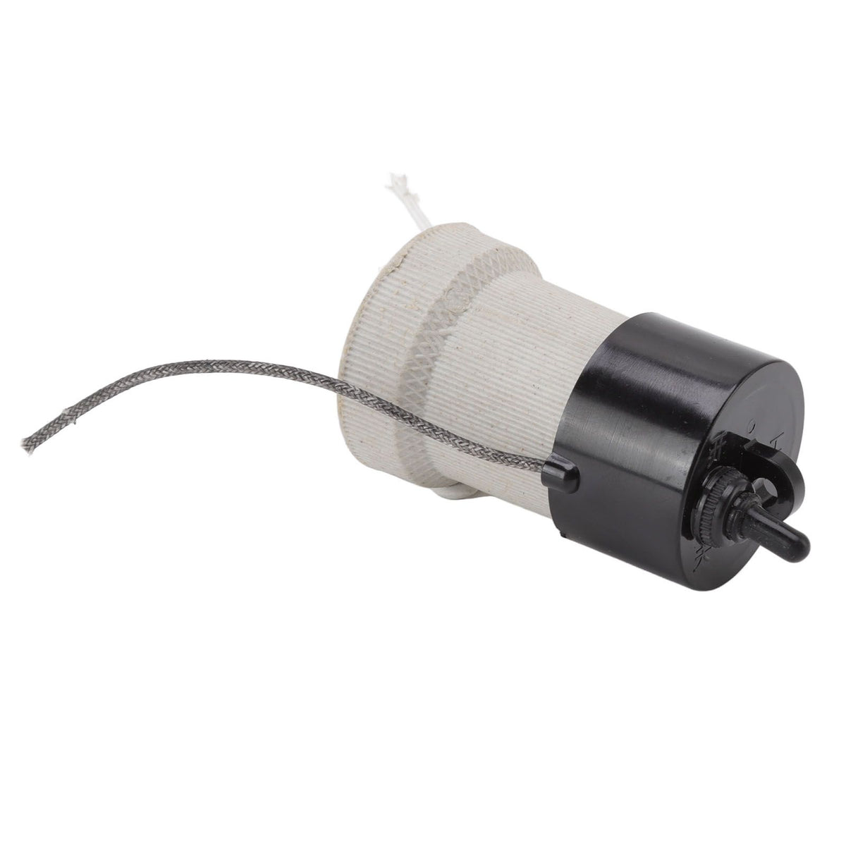 E27 Porcelain Lamp Holder Waterproof 2 Levels Adjustable Temp Heat Insulation Small Tee Heat Light Socket