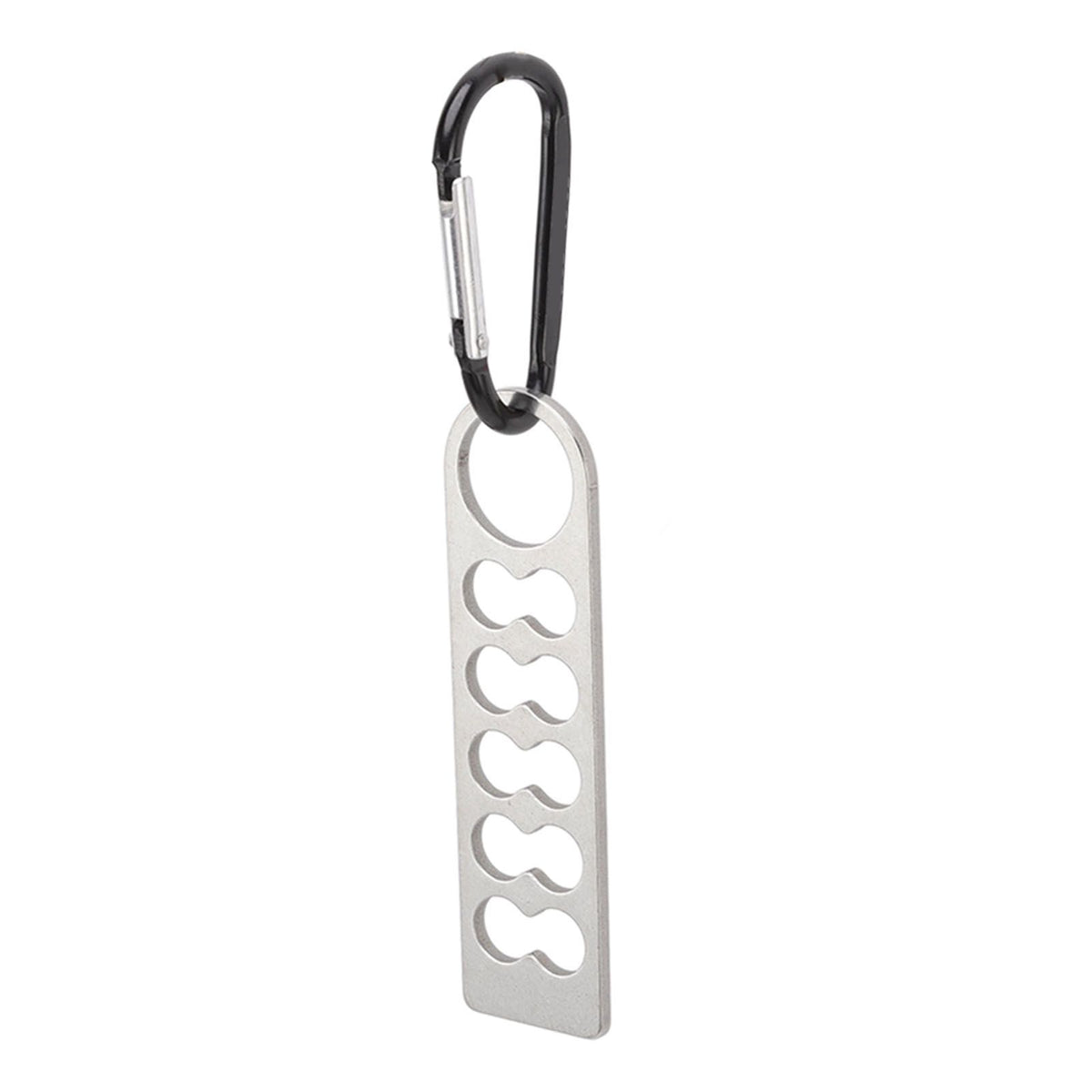 Tent Peg Organizer with Buckle 304 Stainless Steel Camping Nail Holder Tent Stakes Storage Rack
