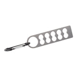 Tent Peg Organizer with Buckle 304 Stainless Steel Camping Nail Holder Tent Stakes Storage Rack