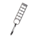 Tent Peg Organizer with Buckle 304 Stainless Steel Camping Nail Holder Tent Stakes Storage Rack