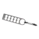Tent Peg Organizer with Buckle 304 Stainless Steel Camping Nail Holder Tent Stakes Storage Rack