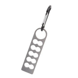 Tent Peg Organizer with Buckle 304 Stainless Steel Camping Nail Holder Tent Stakes Storage Rack