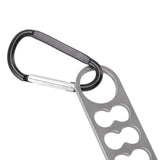 Tent Peg Organizer with Buckle 304 Stainless Steel Camping Nail Holder Tent Stakes Storage Rack
