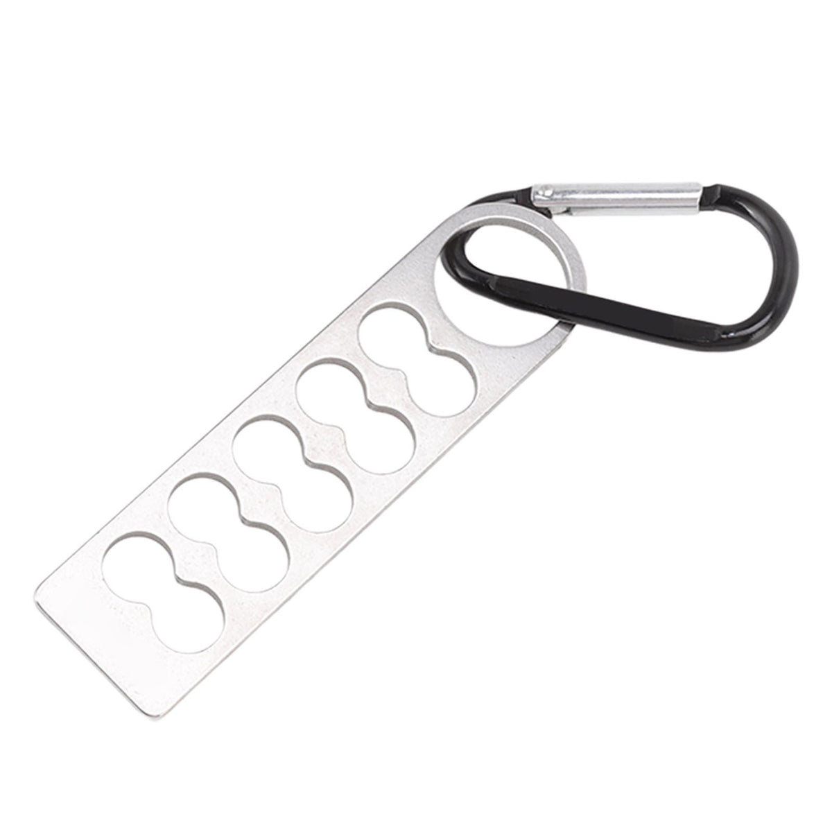 Tent Peg Organizer with Buckle 304 Stainless Steel Camping Nail Holder Tent Stakes Storage Rack