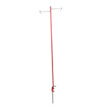 Camping Lantern Stand Portable Lightweight Outdoor Camping Aluminum Alloy Lamp Pole Light Hanging Stand Red