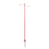 Camping Lantern Stand Portable Lightweight Outdoor Camping Aluminum Alloy Lamp Pole Light Hanging Stand Red