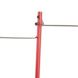 Camping Lantern Stand Portable Lightweight Outdoor Camping Aluminum Alloy Lamp Pole Light Hanging Stand Red