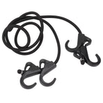 Camping Rope Strap UV Resistant POM Material Black Hooks Function Bungee Cords for Luggage Bundling