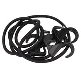 Camping Rope Strap UV Resistant POM Material Black Hooks Function Bungee Cords for Luggage Bundling - Front View