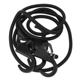 Camping Rope Strap UV Resistant POM Material Black Hooks Function Bungee Cords for Luggage Bundling - Side View