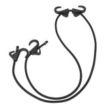 Camping Rope Strap UV Resistant POM Material Black Hooks Function Bungee Cords for Luggage Bundling