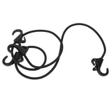 Camping Rope Strap UV Resistant POM Material Black Hooks Function Bungee Cords for Luggage Bundling