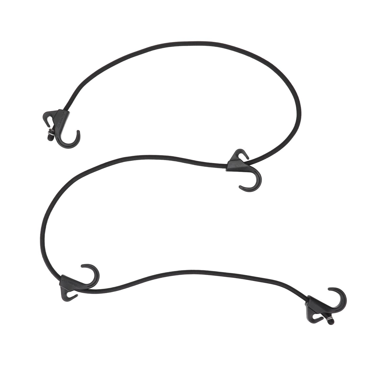 Camping Rope Strap UV Resistant POM Material Black Hooks Function Bungee Cords for Luggage Bundling