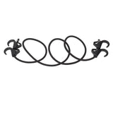 Camping Rope Strap UV Resistant POM Material Black Hooks Function Bungee Cords for Luggage Bundling - Extra Image