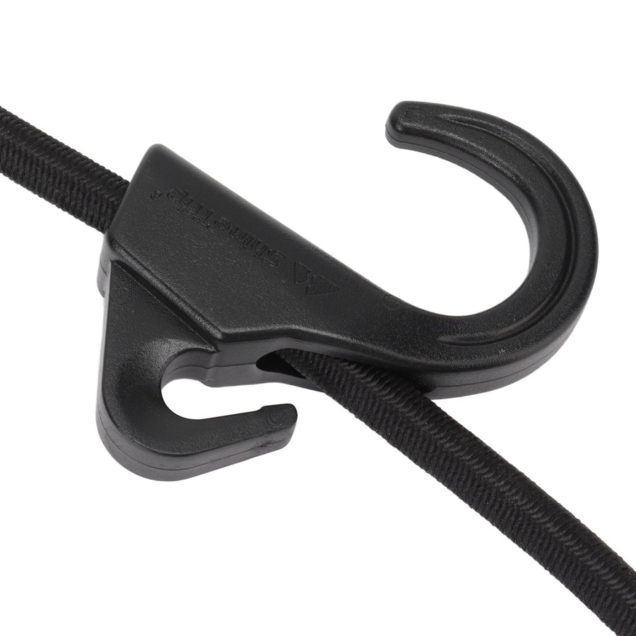 Camping Rope Strap UV Resistant POM Material Black Hooks Function Bungee Cords for Luggage Bundling