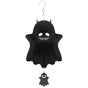 Ghost Wind Chimes Stainless Steel Wind Bell 3D Ghost Wind Spinners Halloween Ornament for Garden Yard Decoration 35x15cm