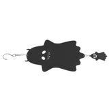 Ghost Wind Chimes Stainless Steel Wind Bell 3D Ghost Wind Spinners Halloween Ornament for Garden Yard Decoration 35x15cm