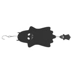 Ghost Wind Chimes Stainless Steel Wind Bell 3D Ghost Wind Spinners Halloween Ornament for Garden Yard Decoration 35x15cm