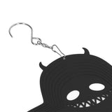 Ghost Wind Chimes Stainless Steel Wind Bell 3D Ghost Wind Spinners Halloween Ornament for Garden Yard Decoration 35x15cm