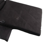 Electric Heating Seat Cushion Foldable Stadium Seats Heated Cover Pads with Backrest for Camping Fishing Hunting Black