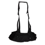 Electric Hand Warming Muff Temperature Controllable Waterproof Quilted Cotton Heated Hand Pouch for Winter Black