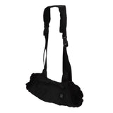 Electric Hand Warming Muff Temperature Controllable Waterproof Quilted Cotton Heated Hand Pouch for Winter Black