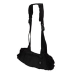 Electric Hand Warming Muff Temperature Controllable Waterproof Quilted Cotton Heated Hand Pouch for Winter Black