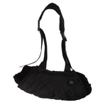 Electric Hand Warming Muff Temperature Controllable Waterproof Quilted Cotton Heated Hand Pouch for Winter Black