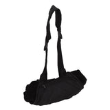 Electric Hand Warming Muff Temperature Controllable Waterproof Quilted Cotton Heated Hand Pouch for Winter Black
