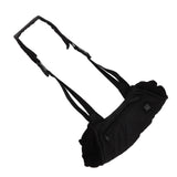 Electric Hand Warming Muff Temperature Controllable Waterproof Quilted Cotton Heated Hand Pouch for Winter Black - Close-Up Angle
