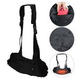 Electric Hand Warming Muff Temperature Controllable Waterproof Quilted Cotton Heated Hand Pouch for Winter Black - Extra Image