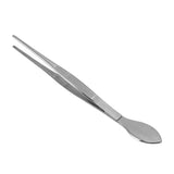 Bonsai Tweezers Stainless Steel Straight Serrated Tips Potted Plant Soil Loosening Spatula