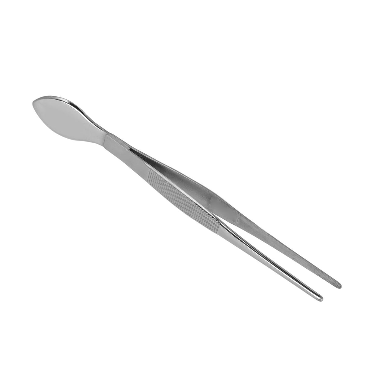Bonsai Tweezers Stainless Steel Straight Serrated Tips Potted Plant Soil Loosening Spatula