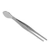 Bonsai Tweezers Stainless Steel Straight Serrated Tips Potted Plant Soil Loosening Spatula
