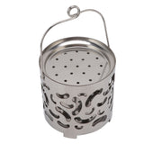 Camping Mini Heater Stainless Steel Portable Heating Stove for Outdoor Winter Fall - Front View