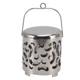 Camping Mini Heater Stainless Steel Portable Heating Stove for Outdoor Winter Fall - Low Angle
