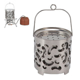 Camping Mini Heater Stainless Steel Portable Heating Stove for Outdoor Winter Fall