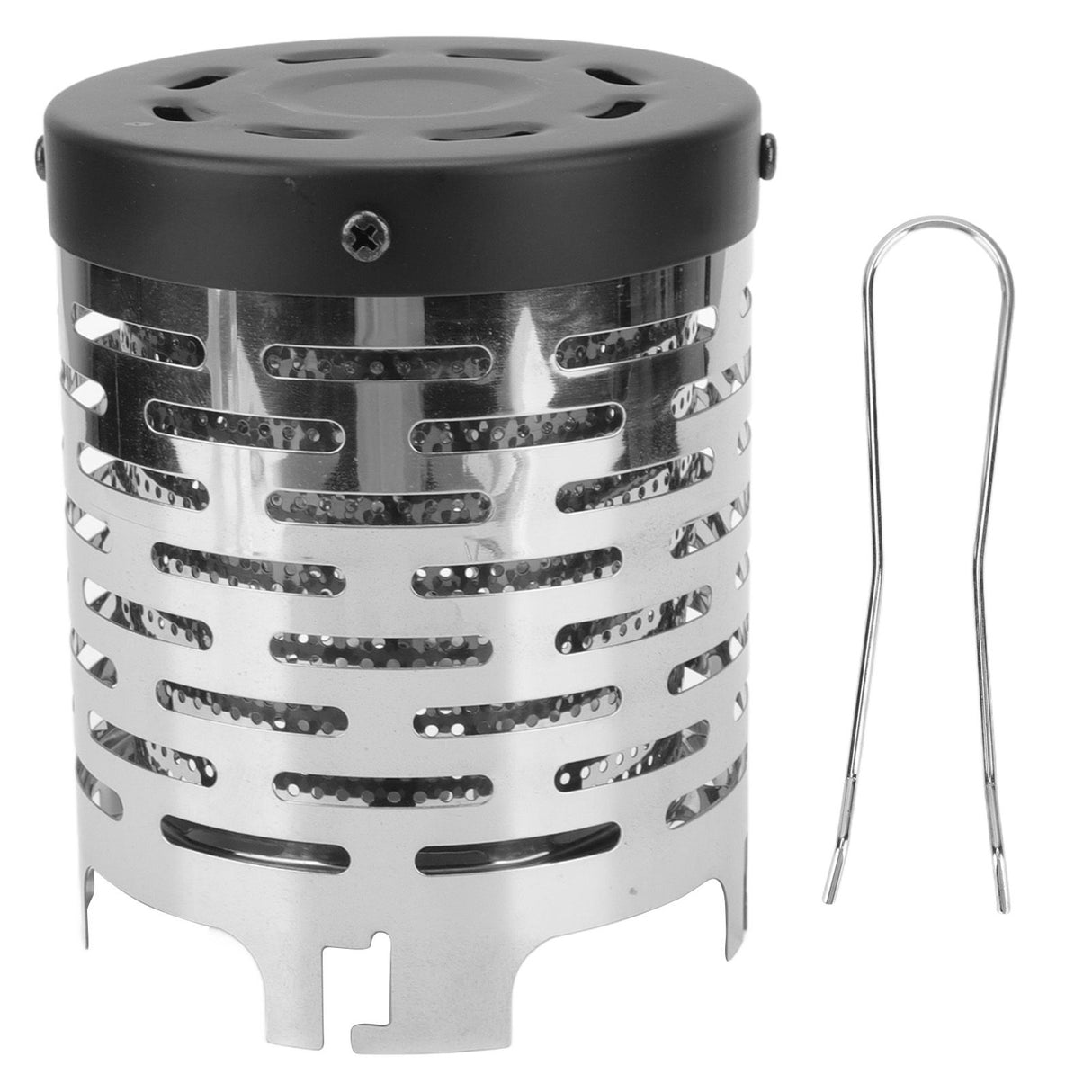 Camping Heating Stove Cover Portable Mini Stainless Steel Outdoor Camping Stove Accessories for Autumn Winter