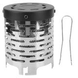Camping Heating Stove Cover Portable Mini Stainless Steel Outdoor Camping Stove Accessories for Autumn Winter
