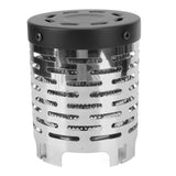 Camping Heating Stove Cover Portable Mini Stainless Steel Outdoor Camping Stove Accessories for Autumn Winter