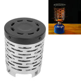 Camping Heating Stove Cover Portable Mini Stainless Steel Outdoor Camping Stove Accessories for Autumn Winter